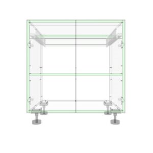 Base Cupboards Two Door + 1 Inner Draw