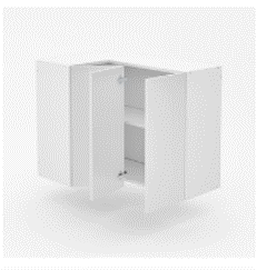 Overhead Cupbord Three Door Bifold Corner