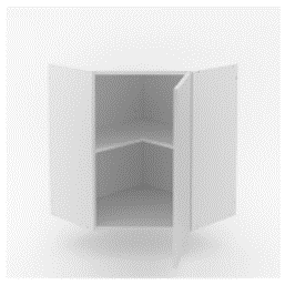 Overhead Cupbord One Door Angle Corner
